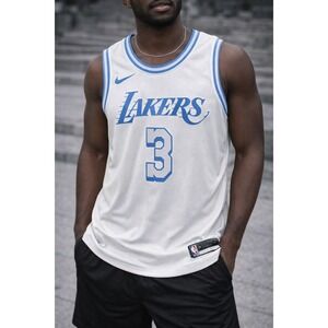 Anthony Davis 3 Swingman Jersey Los Angeles Lakers City Men NBA XXL 56
